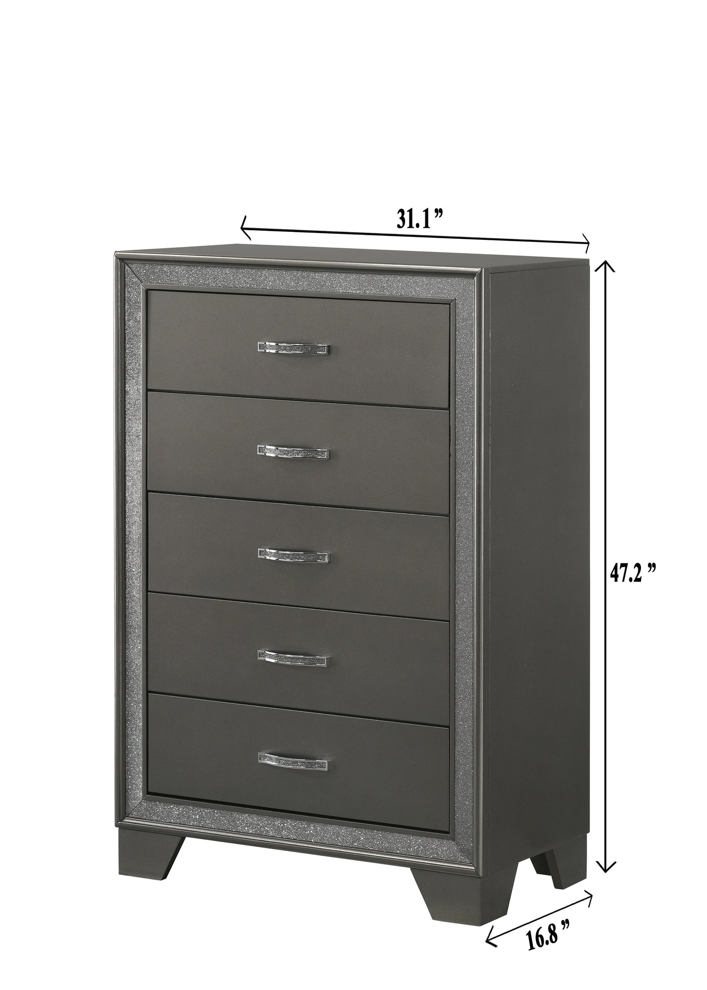 Kaia Gray Panel Bedroom Set B4750