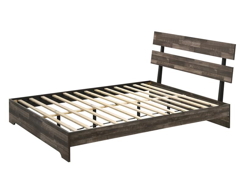 Atticus Brown Platform Bedroom Set B6980