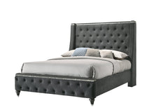 Load image into Gallery viewer, Giovani Gray Upholstered Panel Bedroom Set |B7900