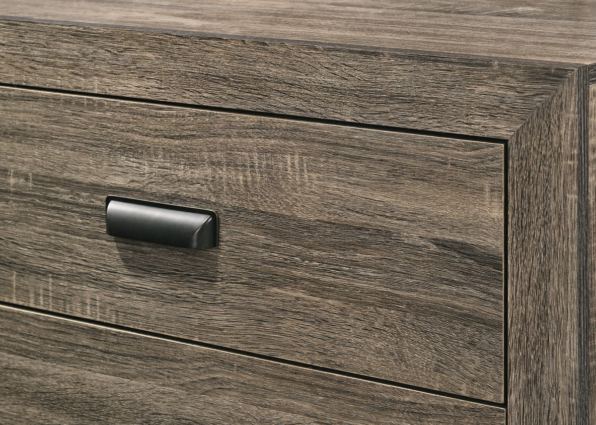 Millie  Brown Gray Panel Bedroom Set  | B9205 - Harwin Furniture