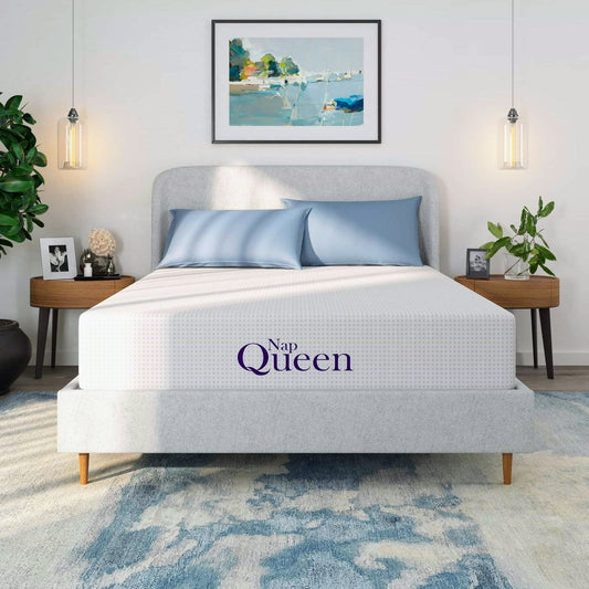 MARGARET 6" QUEEN MEDIUM CHARCOAL INFUSED VISCOELASTIC MEMORY FOAM MATTRESS