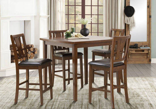 Mindy Brown 5pc Counter Height Set