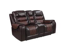 Load image into Gallery viewer, Harley Brown POWER/GENUINE TOP GRAIN LEATHER 3PC Reclining Set