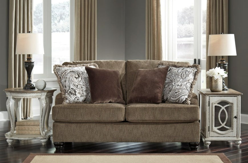 Braemar Brown Sofa and Loveseat 40901