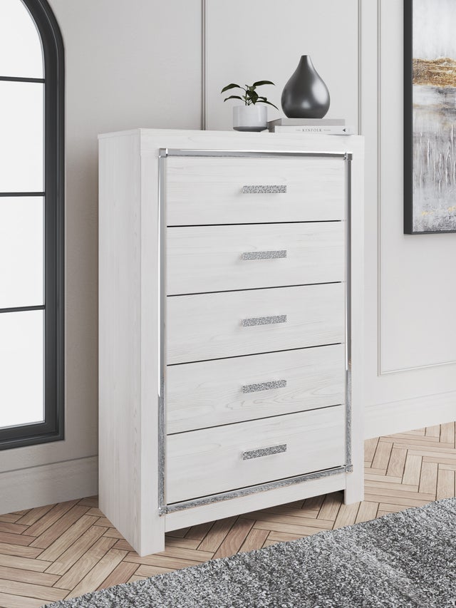 Octavia White 5pc King Bedroom Set 2640