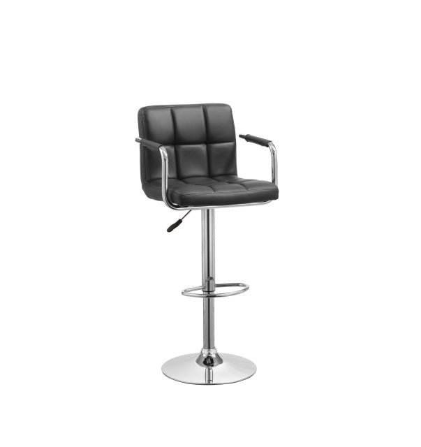 HHC2494 Black  Adjustable Barstool 2 Per Box