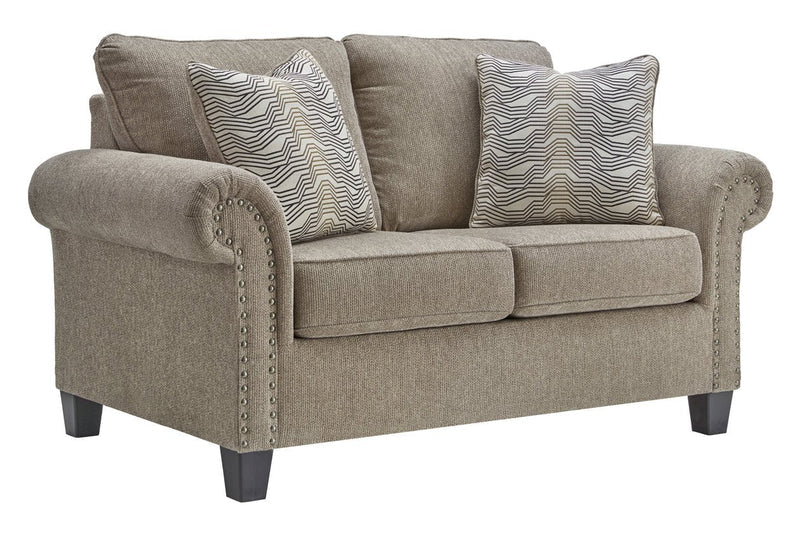 Shewsbury Pewter Sofa and Loveseat 47202