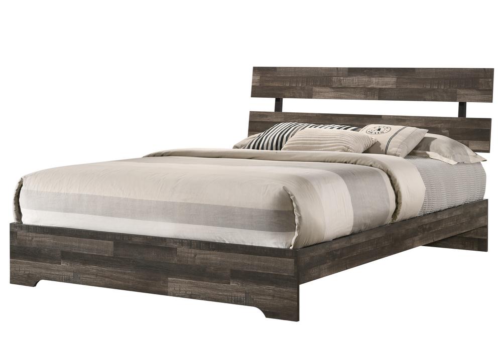 Atticus Brown Platform Bedroom Set B6980
