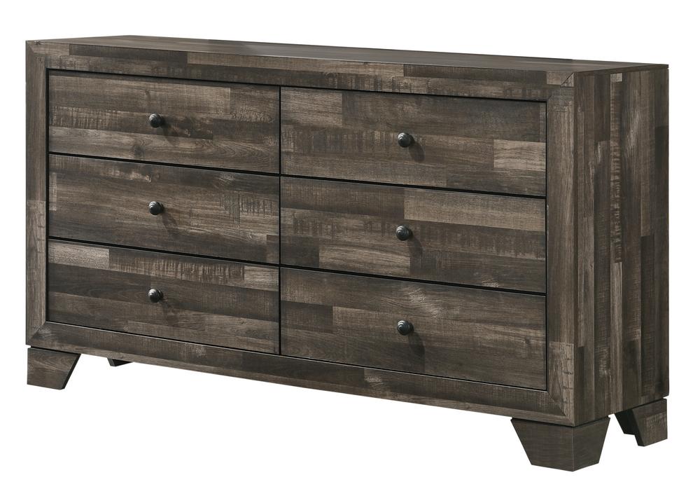 Atticus Brown Platform Bedroom Set B6980